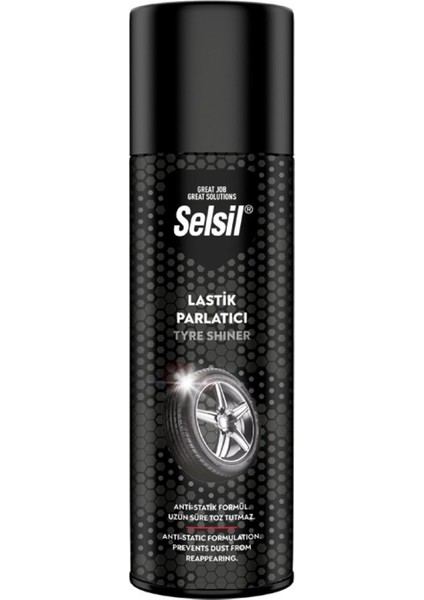 Selsil Oto - Araç Lastik Parlatıcı - Temizleyici Sprey 500ml (4915) Go-53-vice/(1395)