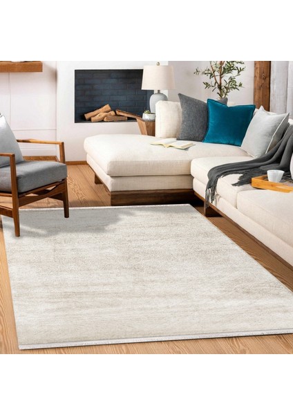 Krem Düz Modern Etnik Desenli Halı | Makinada Yıkanabilir | Hav Toz Vermez | Leke Tutmayaz | Kaymaz Taban | Dijital Makine Baskı | Salon Yolluk Mutfak Halısı fiyatları