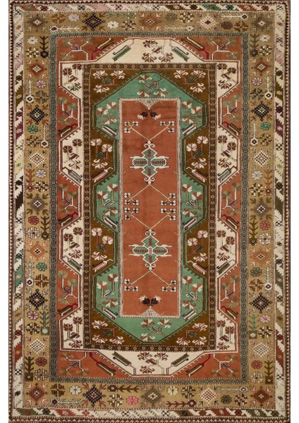 Turuncu Madalyon Modern Etnik Desenli Halı | Makinada Yıkanabilir | Hav Toz Vermez | Leke Tutmayaz | Kaymaz Taban | Dijital Makine Baskı | Salon Yolluk Mutfak Halısı