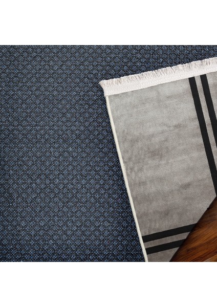 Gri Çerçeveli Modern Etnik Desenli Halı | Makinada Yıkanabilir | Hav Toz Vermez | Leke Tutmayaz | Kaymaz Taban | Dijital Makine Baskı | Salon Yolluk Mutfak Halısı fırsatları