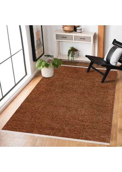 Turuncu Düz Modern Etnik Desenli Halı | Makinada Yıkanabilir | Hav Toz Vermez | Leke Tutmayaz | Kaymaz Taban | Dijital Makine Baskı | Salon Yolluk Mutfak Halısı fiyatları