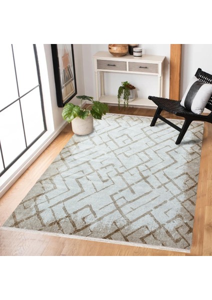 Krem Geometrik Modern Etnik Desenli Halı | Makinada Yıkanabilir | Hav Toz Vermez | Leke Tutmayaz | Kaymaz Taban | Dijital Makine Baskı | Salon Yolluk Mutfak Halısı fiyatları