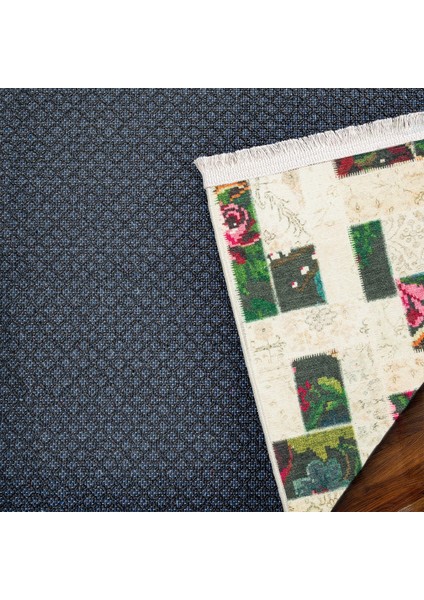 Krem Karabağ Modern Etnik Desenli Halı | Makinada Yıkanabilir | Hav Toz Vermez | Leke Tutmayaz | Kaymaz Taban | Dijital Makine Baskı | Salon Yolluk Mutfak Halısı fırsatları