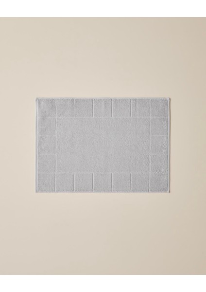 Chequer %100 Pamuk Ayak Havlusu 50X70 cm Gri (15.09.2025)