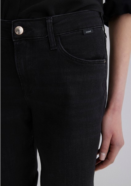 Alexis Casual Vintage Antrasit Jean Şort 1441524752