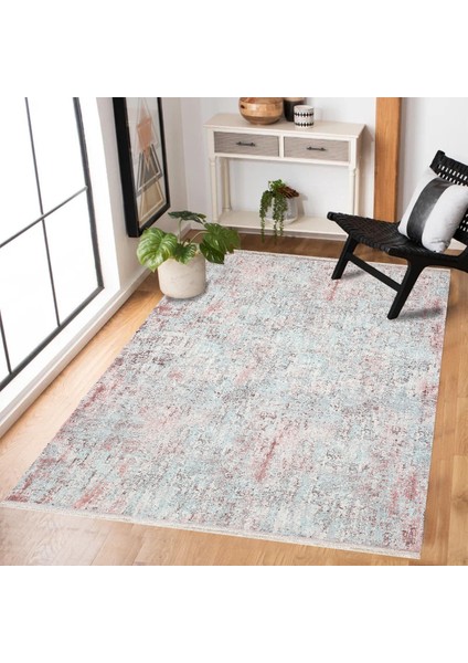 Pembe Soyut Modern Etnik Desenli Halı | Makinada Yıkanabilir | Hav Toz Vermez | Leke Tutmayaz | Kaymaz Taban | Dijital Makine Baskı | Salon Yolluk Mutfak Halısı fiyatları