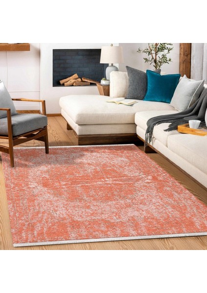 Turuncu Modern Modern Etnik Desenli Halı | Makinada Yıkanabilir | Hav Toz Vermez | Leke Tutmayaz | Kaymaz Taban | Dijital Makine Baskı | Salon Yolluk Mutfak Halısı fiyatları
