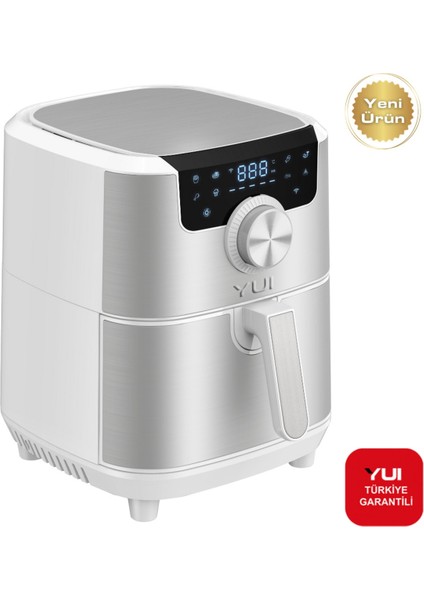 Dokunmatik Ekranlı 4,5 Lt Yağsız Fritöz, 1500W, Güçlü ve Kullanışlı, Türkiye Garantili