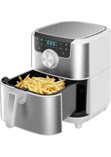 Dokunmatik Ekranlı 4,5 Lt Yağsız Fritöz, 1500W, Güçlü ve Kullanışlı, Türkiye Garantili fırsatları