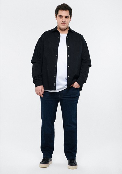 Hasan Mavi Black Mürekkep Mavi Jean Pantolon 0006633656