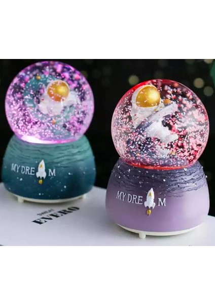 Astronot Kar Küresi Orta Boy