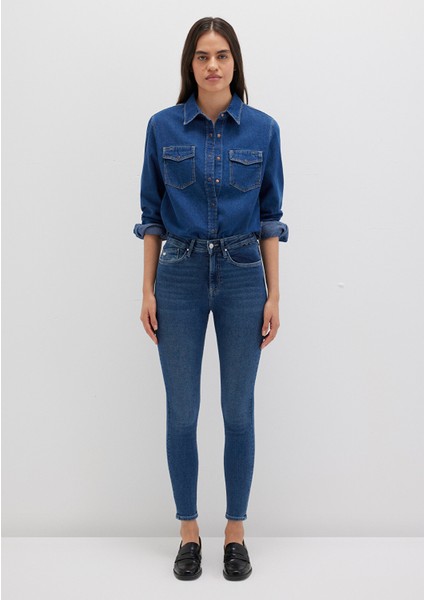 A.C.A.İ.P Move Indigo Mavisi Jean Pantolon 101065-33303