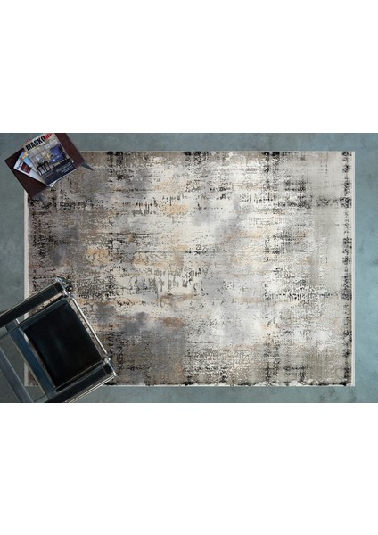 Gri Soyut Modern Etnik Desenli Halı | Makinada Yıkanabilir | Hav Toz Vermez | Leke Tutmayaz | Kaymaz Taban | Dijital Makine Baskı | Salon Yolluk Mutfak Halısı fiyatları