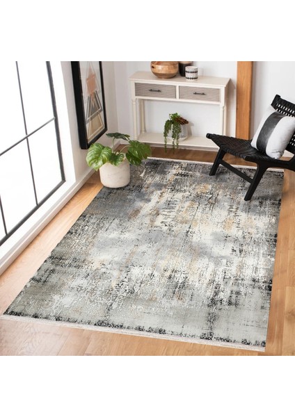 Gri Soyut Modern Etnik Desenli Halı | Makinada Yıkanabilir | Hav Toz Vermez | Leke Tutmayaz | Kaymaz Taban | Dijital Makine Baskı | Salon Yolluk Mutfak Halısı modelleri