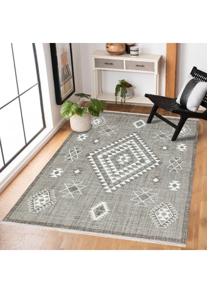 Kahve Etnik Modern Etnik Desenli Halı | Makinada Yıkanabilir | Hav Toz Vermez | Leke Tutmayaz | Kaymaz Taban | Dijital Makine Baskı | Salon Yolluk Mutfak Halısı fiyatları