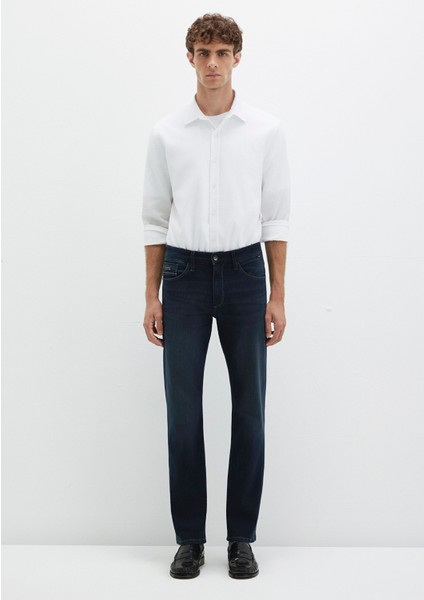 Hunter Mavi Black Gölgeli Mürekkep Mavi Jean Pantolon 0020231891