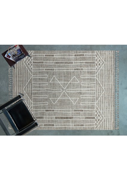 Kahve Etnik Modern Etnik Desenli Halı | Makinada Yıkanabilir | Hav Toz Vermez | Leke Tutmayaz | Kaymaz Taban | Dijital Makine Baskı | Salon Yolluk Mutfak Halısı fiyatları