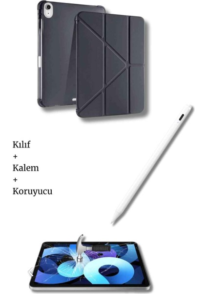 iPad Air 11" A3270 A3271 A2899 A2903 M3 M2 Çip Uyumlu Tablet Kılıfı Tablet Kalemi ve Ekran Koruyucu