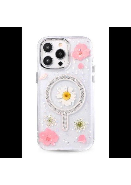 iPhone 14 Pro Flower Magsafe Kapak