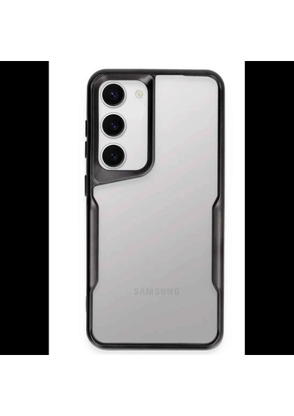Samsung Galaxy S23 Kılıf Boyi Silikon Kapak - Siyah