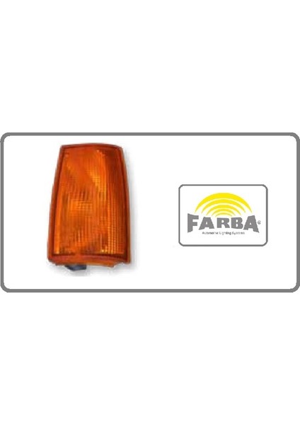 Renault 9 R9 Sinyal Lamba Sağ Duysuz Sarı Farba 10838E