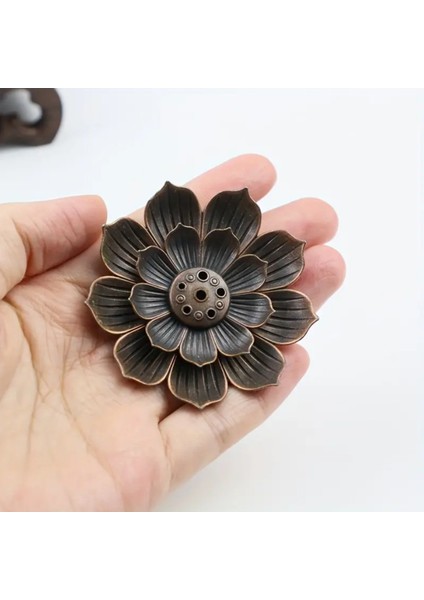 Nilüfer Çiçeği Küçük Tütsülük Sandal Ağacı Tütsü Çubuğu Hediyeli fiyatları