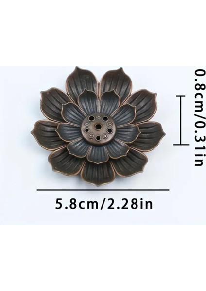 Nilüfer Çiçeği Küçük Tütsülük Sandal Ağacı Tütsü Çubuğu Hediyeli modelleri