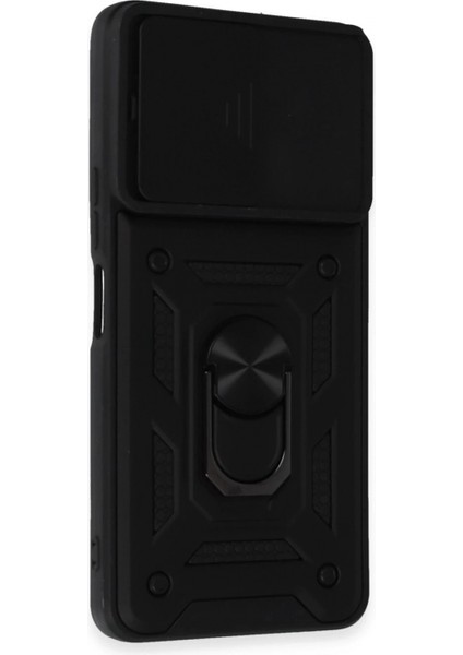 Vivo Y36 Kılıf Pars Lens Yüzüklü Silikon - Siyah fiyatları