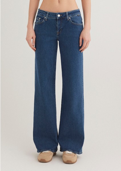 Deli Dolu Casual Koyu Mavi Jean Pantolon 1010435597