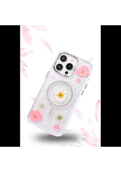 iPhone 15 Pro Flower Magsafe Kapak modelleri
