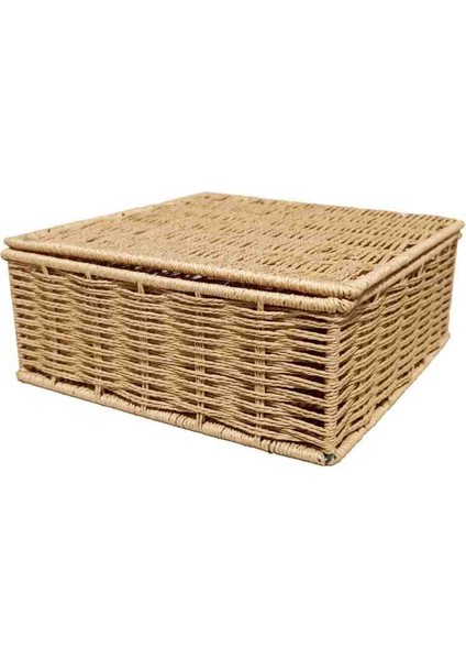 Seya Hasır Bohem Çok Amaçlı Organizer Sepet