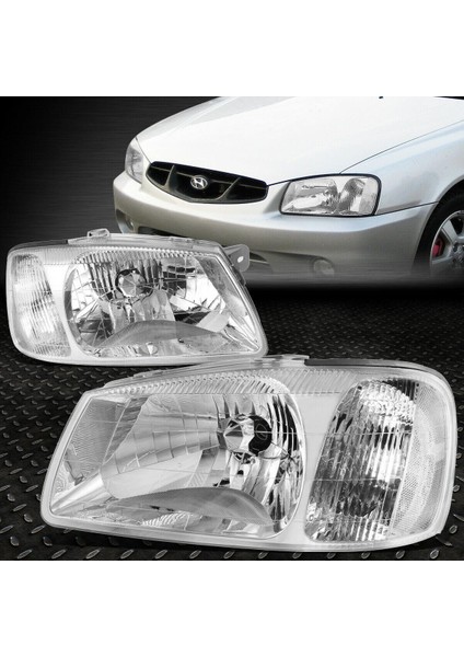 Hyundai Accent Milenyum Kasa Sağ Sol Ön Far Takımı 2000-2002 N11.1327