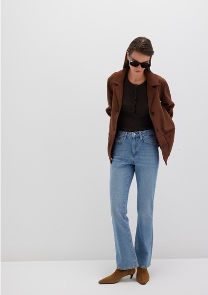 Bliss Real Blue Gölgeli Indigo Mavisi Jean Pantolon 101437-80890