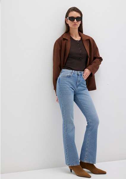 Bliss Real Blue Gölgeli Indigo Mavisi Jean Pantolon 101437-80890