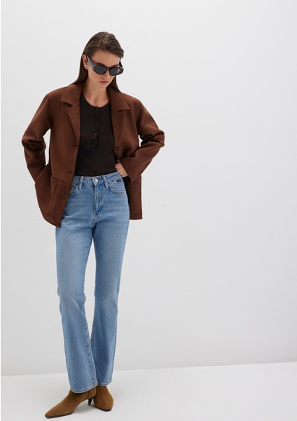 Bliss Real Blue Gölgeli Indigo Mavisi Jean Pantolon 101437-80890