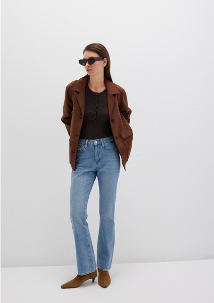 Bliss Real Blue Gölgeli Indigo Mavisi Jean Pantolon 101437-80890