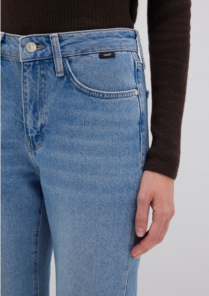 Bliss Real Blue Gölgeli Indigo Mavisi Jean Pantolon 101437-80890