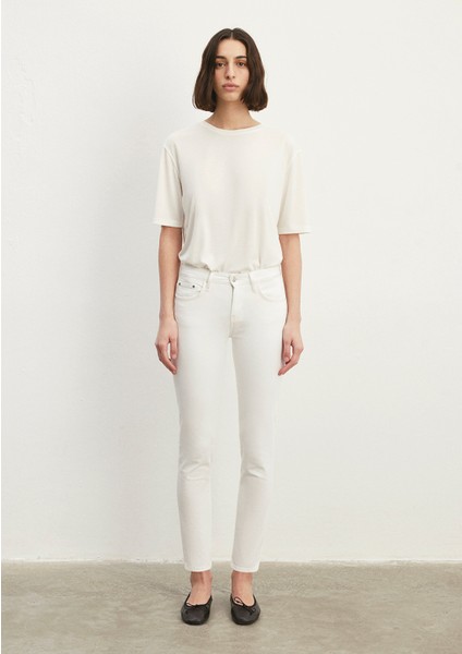 Ada Everyday Beyaz Jean Pantolon 1020581363