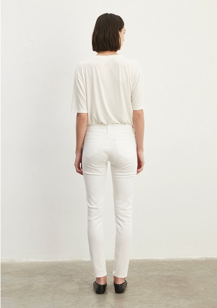 Ada Everyday Beyaz Jean Pantolon 1020581363