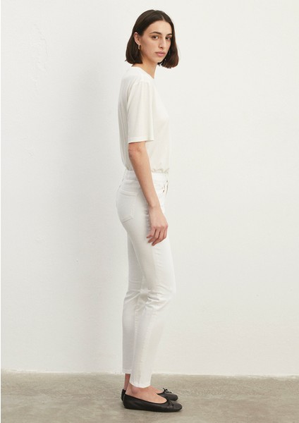 Ada Everyday Beyaz Jean Pantolon 1020581363