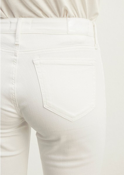 Ada Everyday Beyaz Jean Pantolon 1020581363