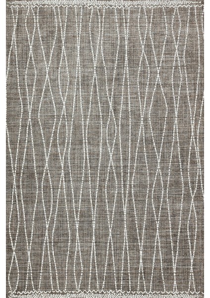 Kahve Etnik Modern Etnik Desenli Halı | Makinada Yıkanabilir | Hav Toz Vermez | Leke Tutmayaz | Kaymaz Taban | Dijital Makine Baskı | Salon Yolluk Mutfak Halısı