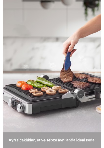 Paslanmaz Çelik Döküm Plakalı Tost ve Izgara Makinesi, Sağlam ve Şık Tasarım fiyatları