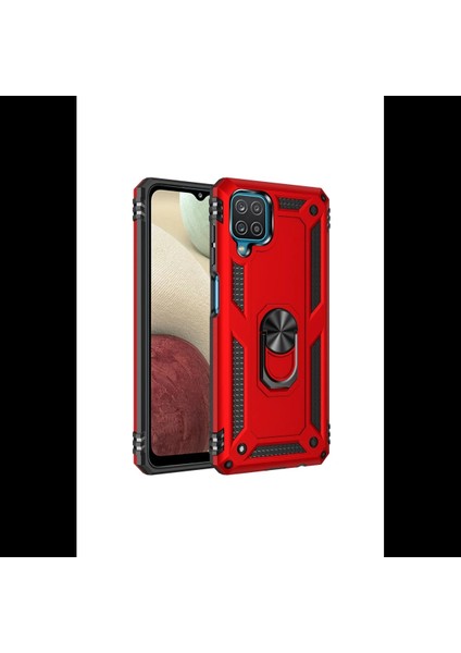 Samsung Galaxy A22 Kılıf Sofya Yüzüklü Silikon Kapak