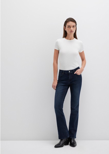 Molly M Girly Vintage Mürekkep Mavisi Jean Pantolon 1013683048