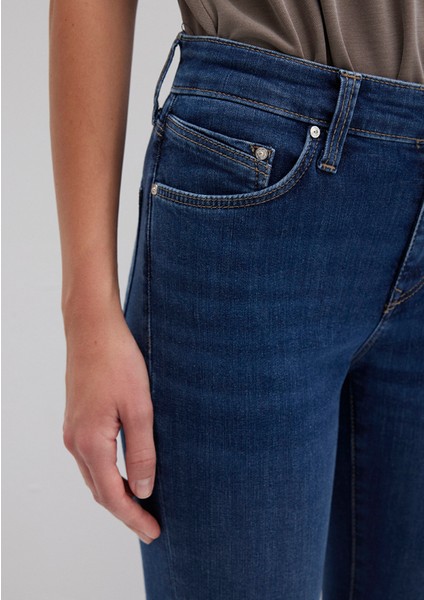 Molly Casual Vintage Koyu Mavi Jean Pantolon 1013683047