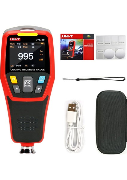 Dijital Kaplama ve Boya Kalınlığı Ölçer - UT343D fiyatları