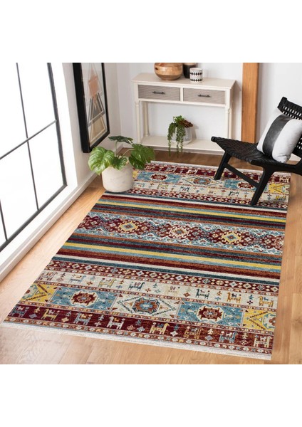 Bej Etnik Modern Etnik Desenli Halı | Makinada Yıkanabilir | Hav Toz Vermez | Leke Tutmayaz | Kaymaz Taban | Dijital Makine Baskı | Salon Yolluk Mutfak Halısı fiyatları