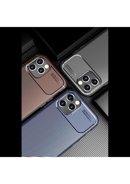 iPhone 12 Pro Max Kılıf Auto Focus Karbon Kapak modelleri
