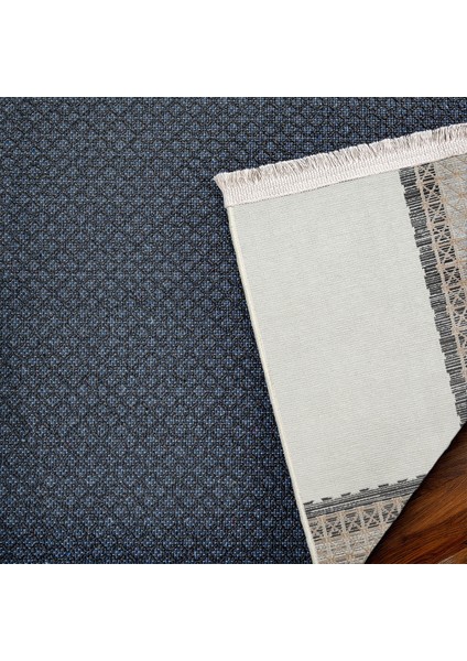 Gri Çerçeveli Modern Etnik Desenli Halı | Makinada Yıkanabilir | Hav Toz Vermez | Leke Tutmayaz | Kaymaz Taban | Dijital Makine Baskı | Salon Yolluk Mutfak Halısı fırsatları